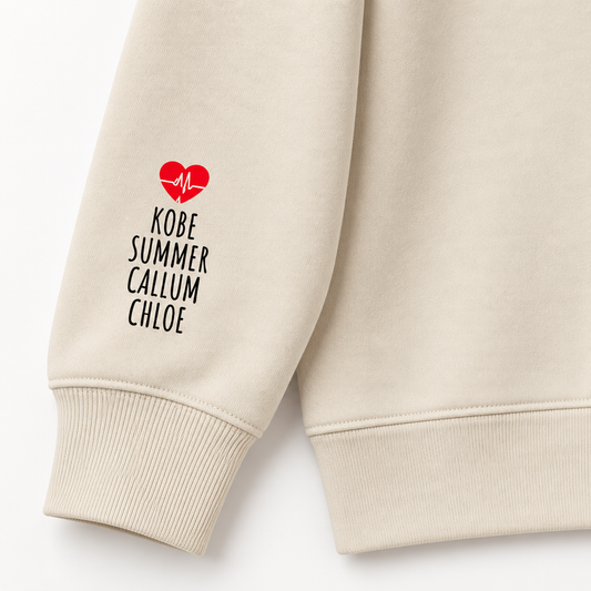 My Heart is on My Sleeve Sweatshirt