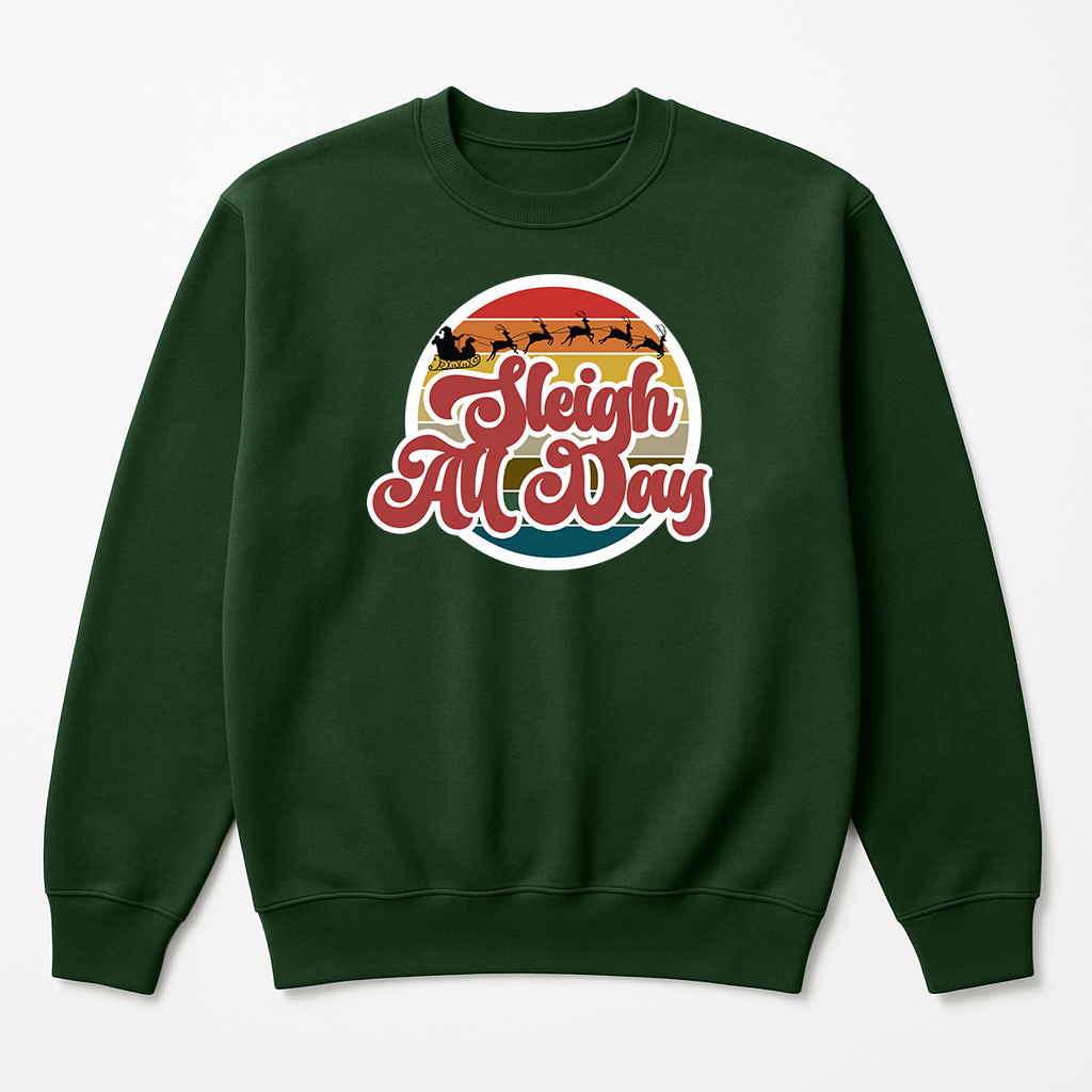 Sleigh All Day Christmas T-shirt