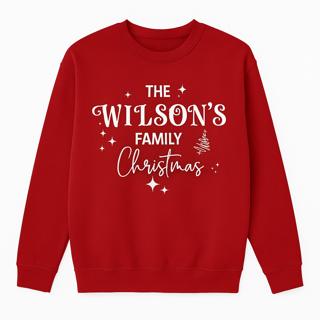 Personalised Family Christmas Jumper