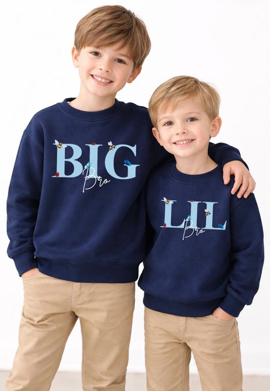 Big Bro Lil Bro Matching Sweatshirt