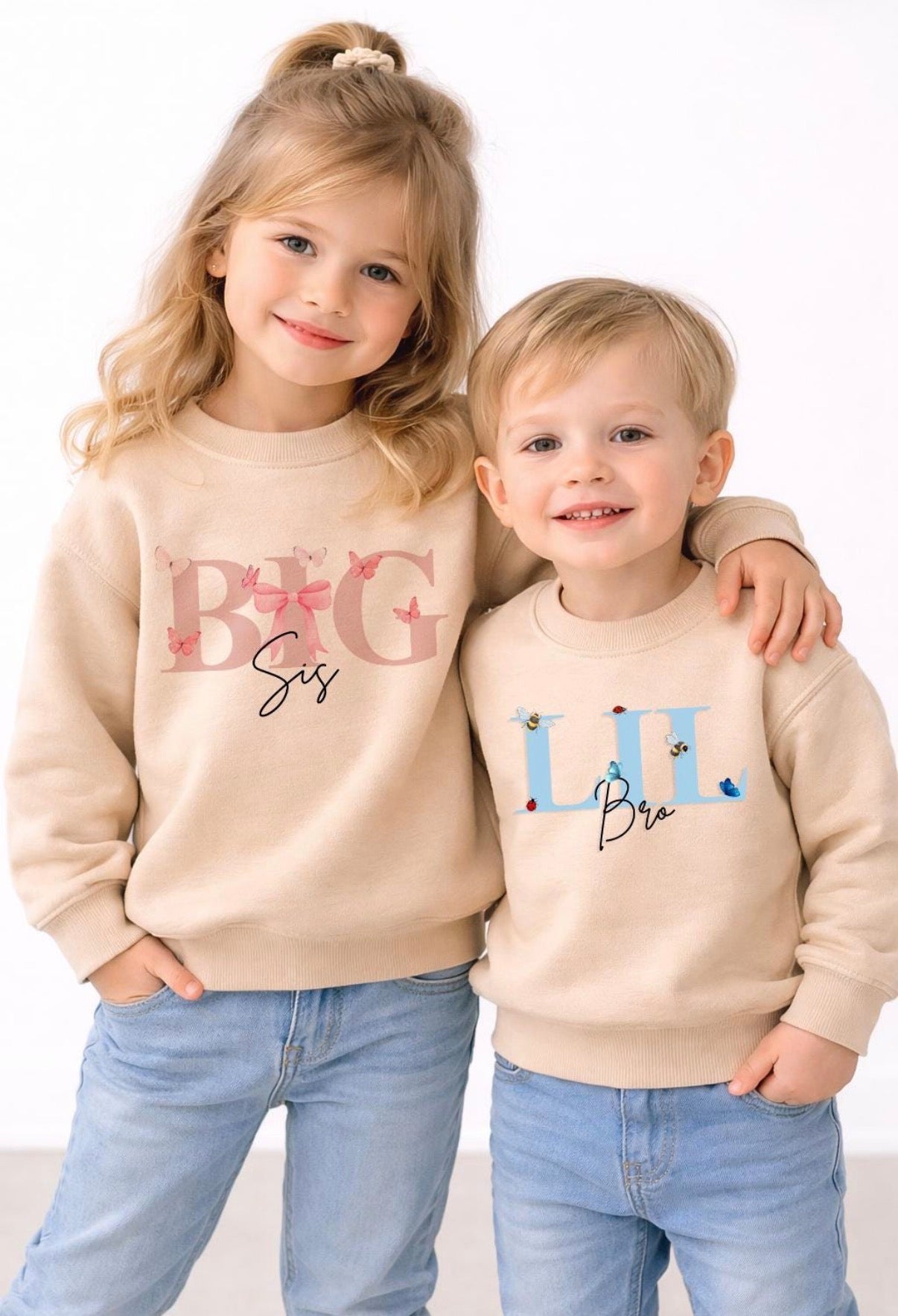Big Sis Lil Sis Matching Sweatshirt