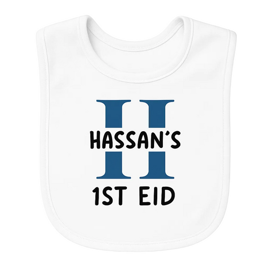 First Eid Personalised Baby Bib