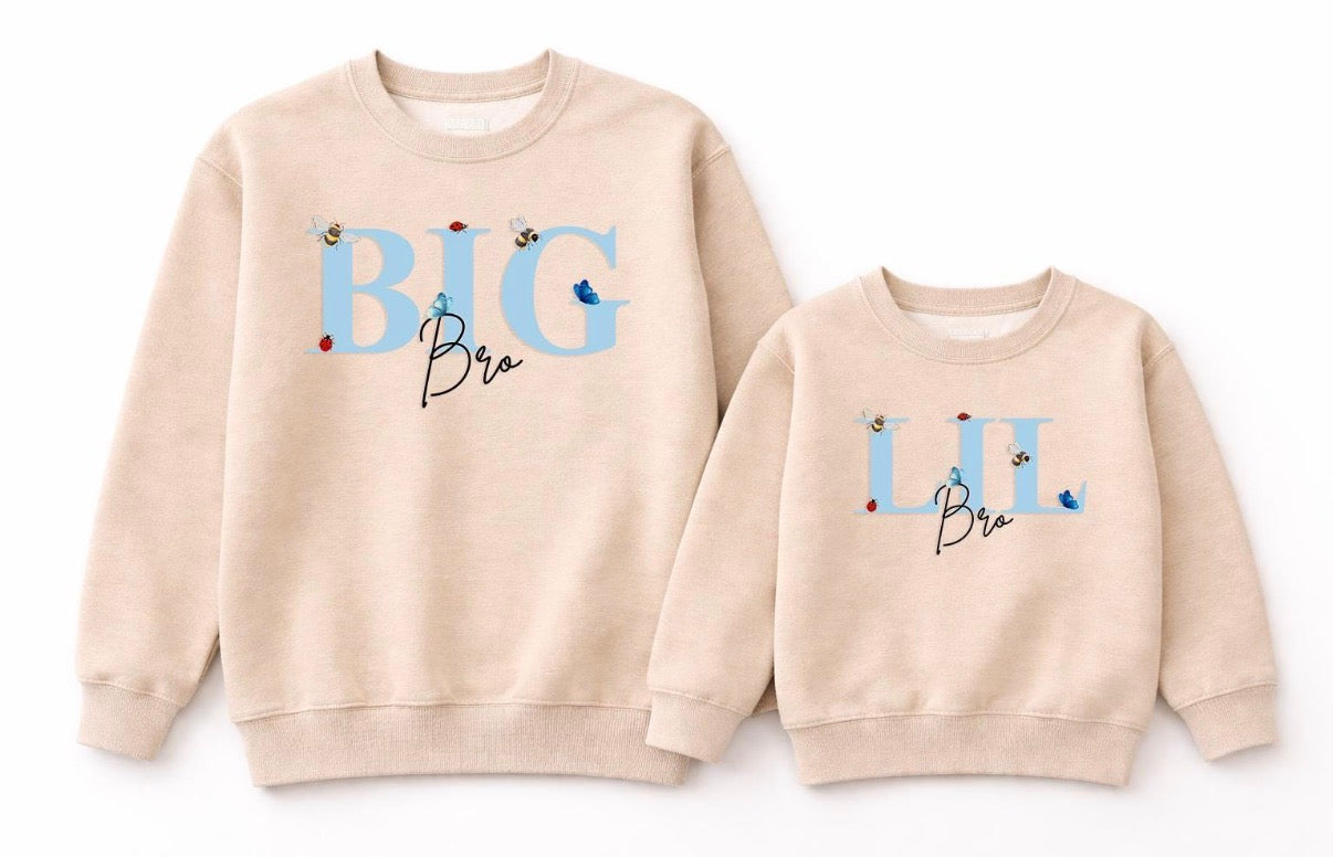 Big Bro Lil Bro Matching Sweatshirt