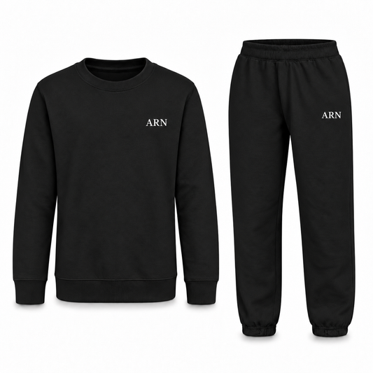 Personalised Kids Initial Sweatshirt and Joggers Tracksuit