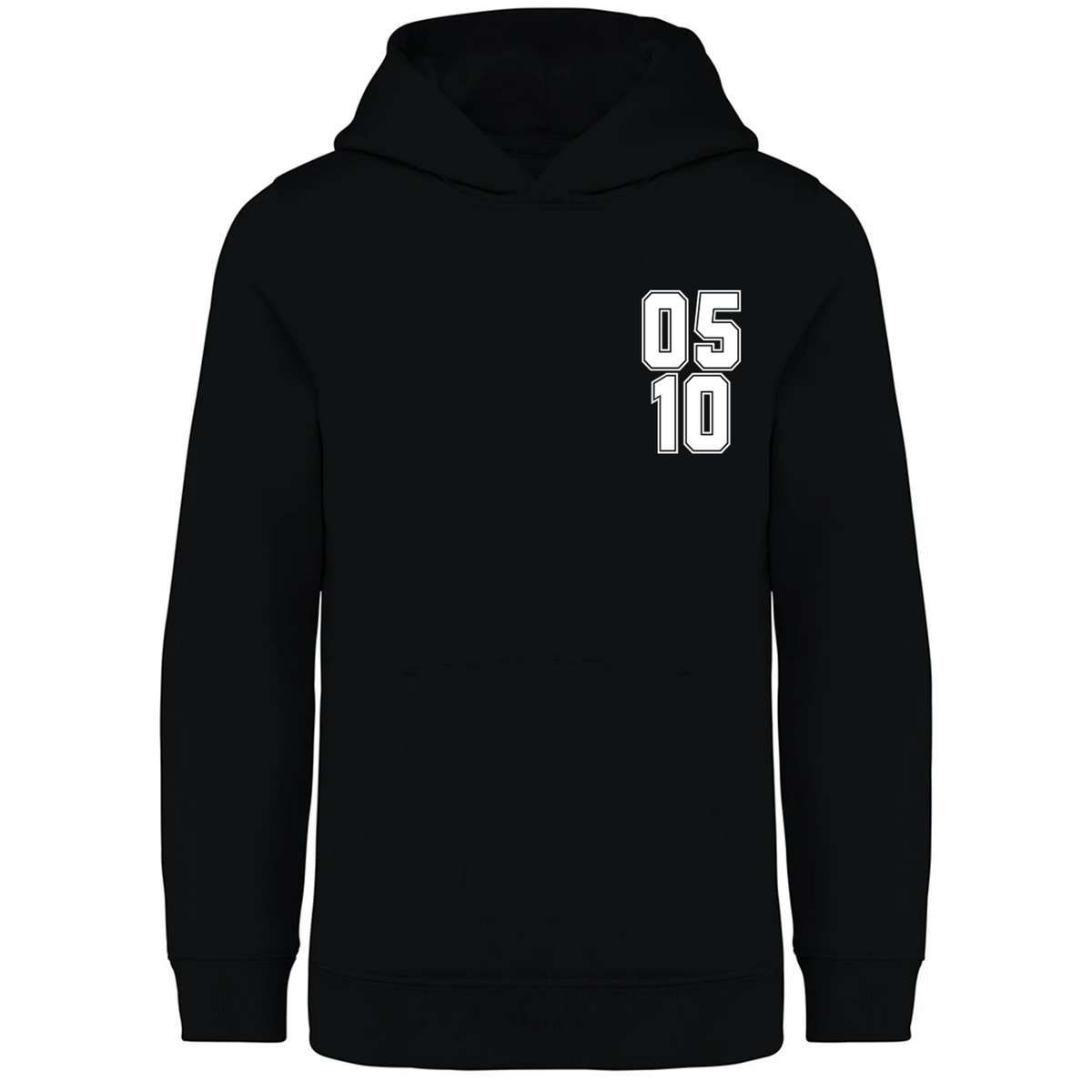 Personalised Varsity Birth Date Number Hoodie Navy