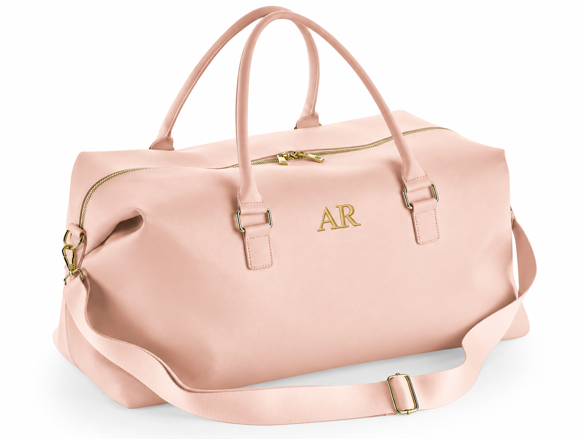Personalised Boutique Embroidered Weekender Bag