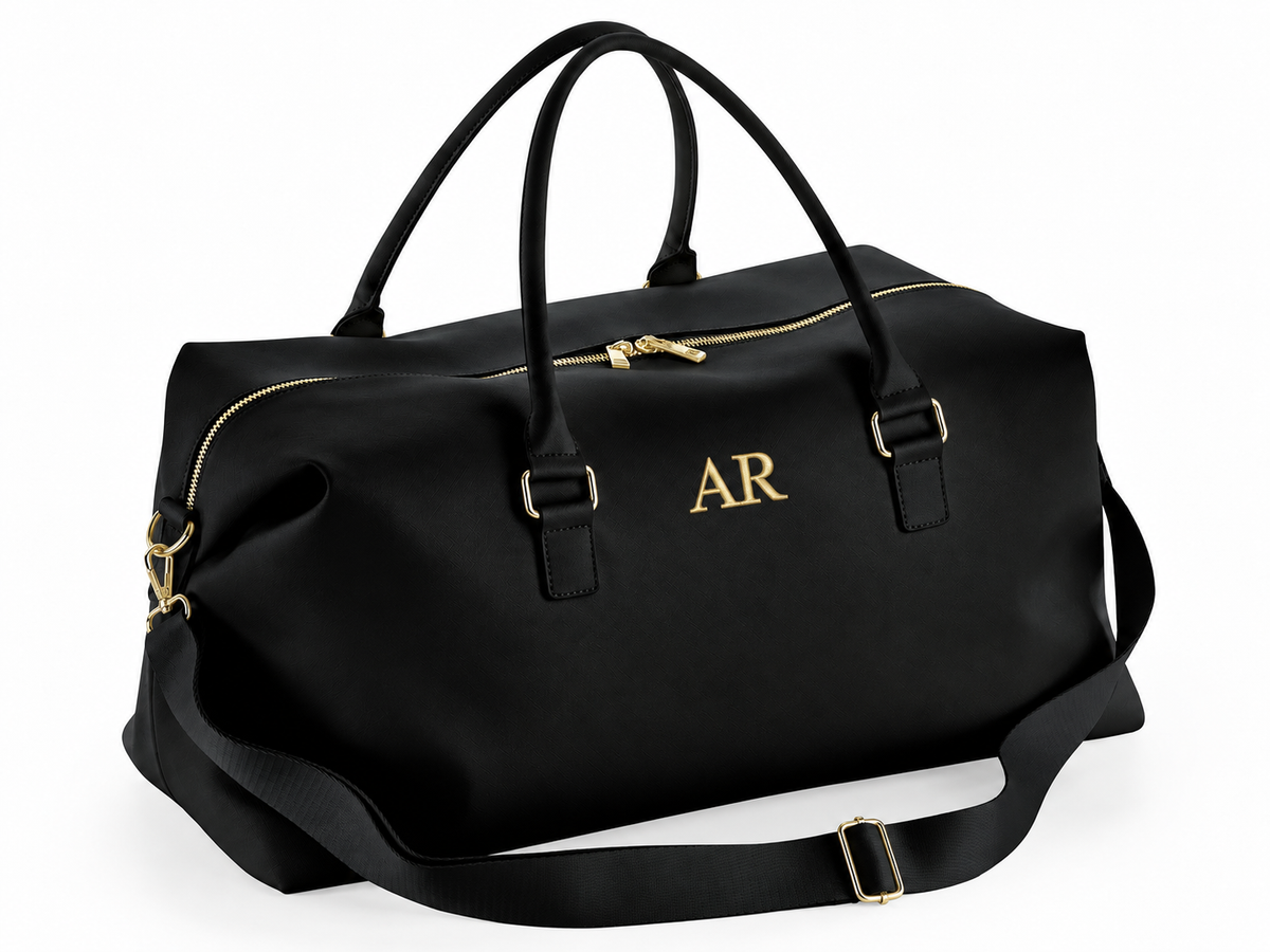 Personalised Boutique Embroidered Weekender Bag