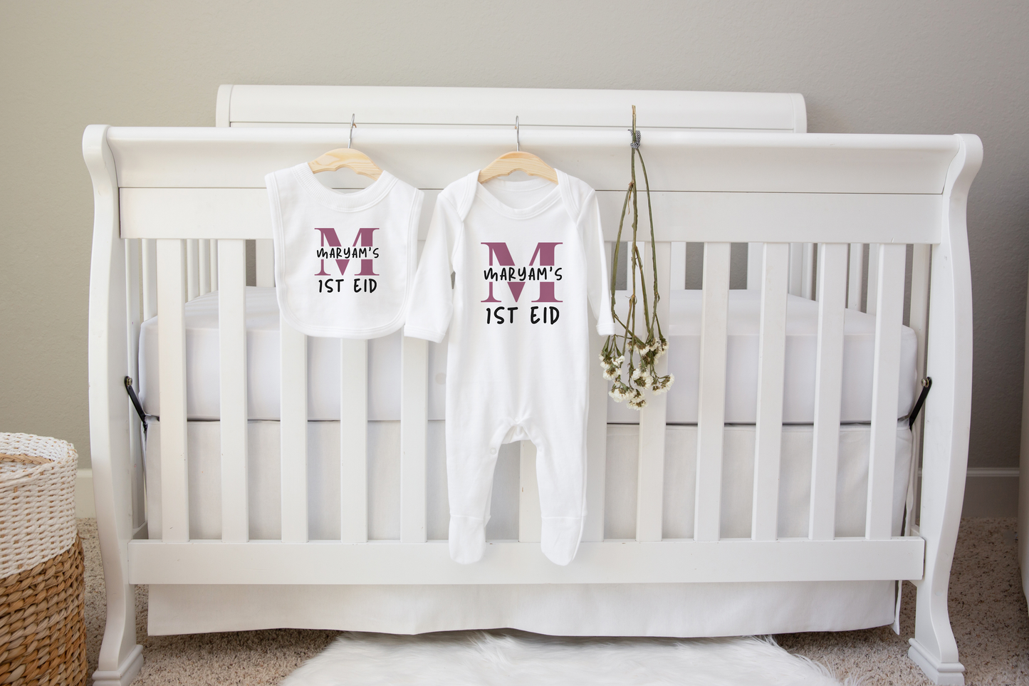 First Eid Personalised Baby Sleep Suit