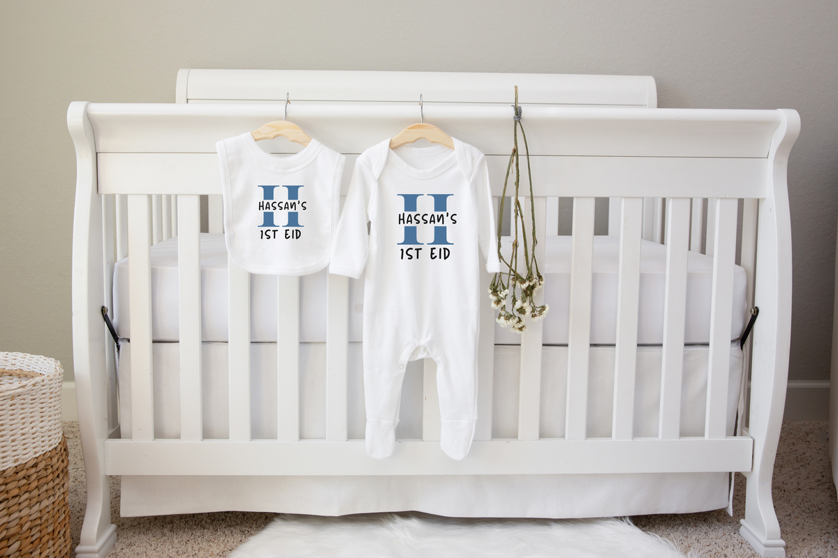 First Eid Personalised Baby Sleep Suit