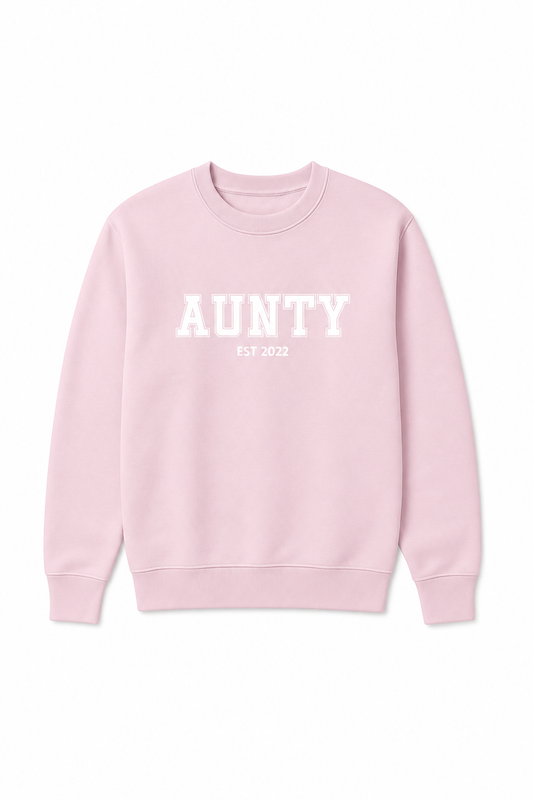 Aunty College Sweatshirt Powder Pink