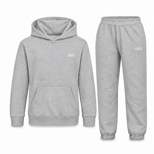 Personalised Kids Initial Hoodie and Joggers Tracksuit