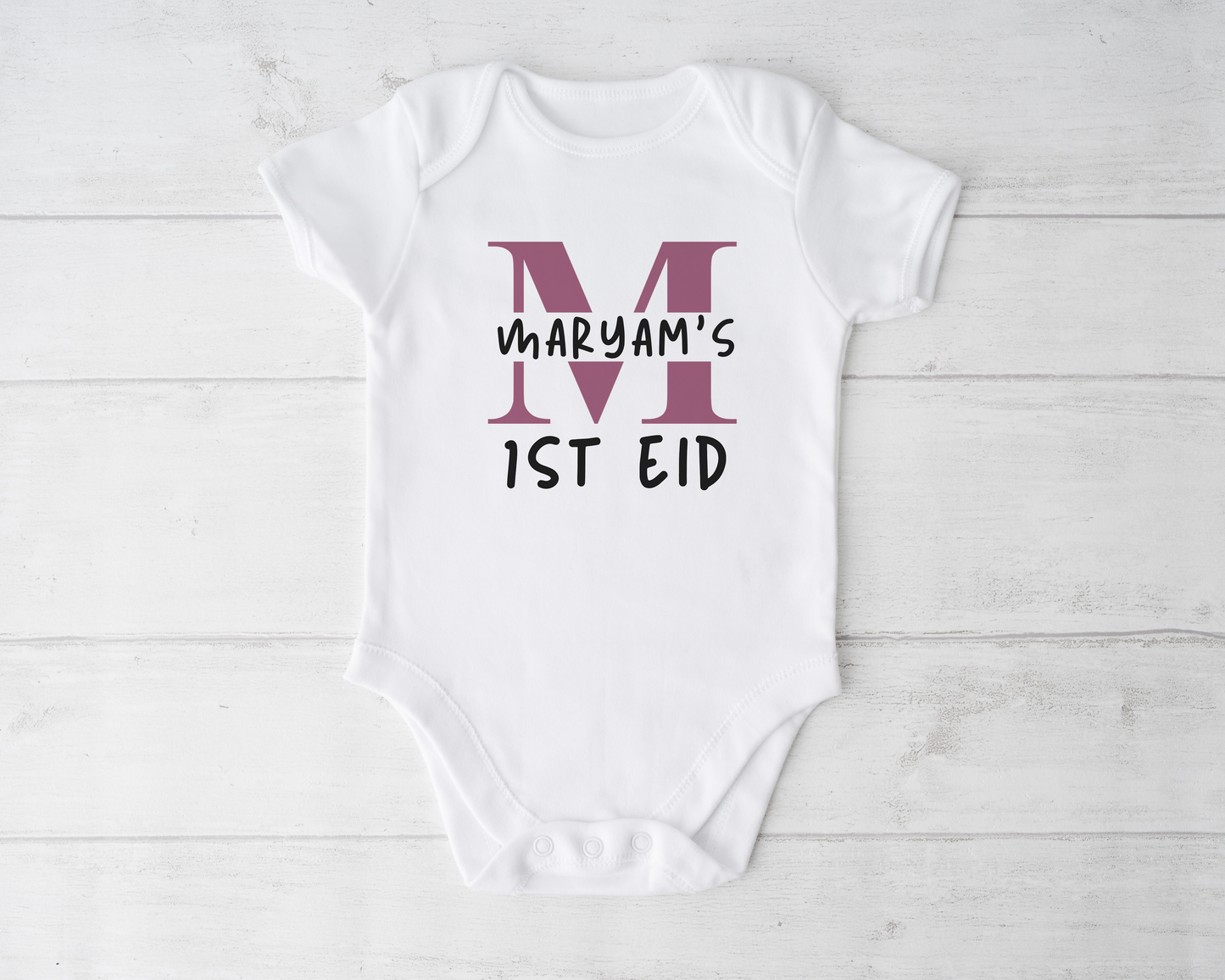 First Eid Personalised Baby Sleep Suit