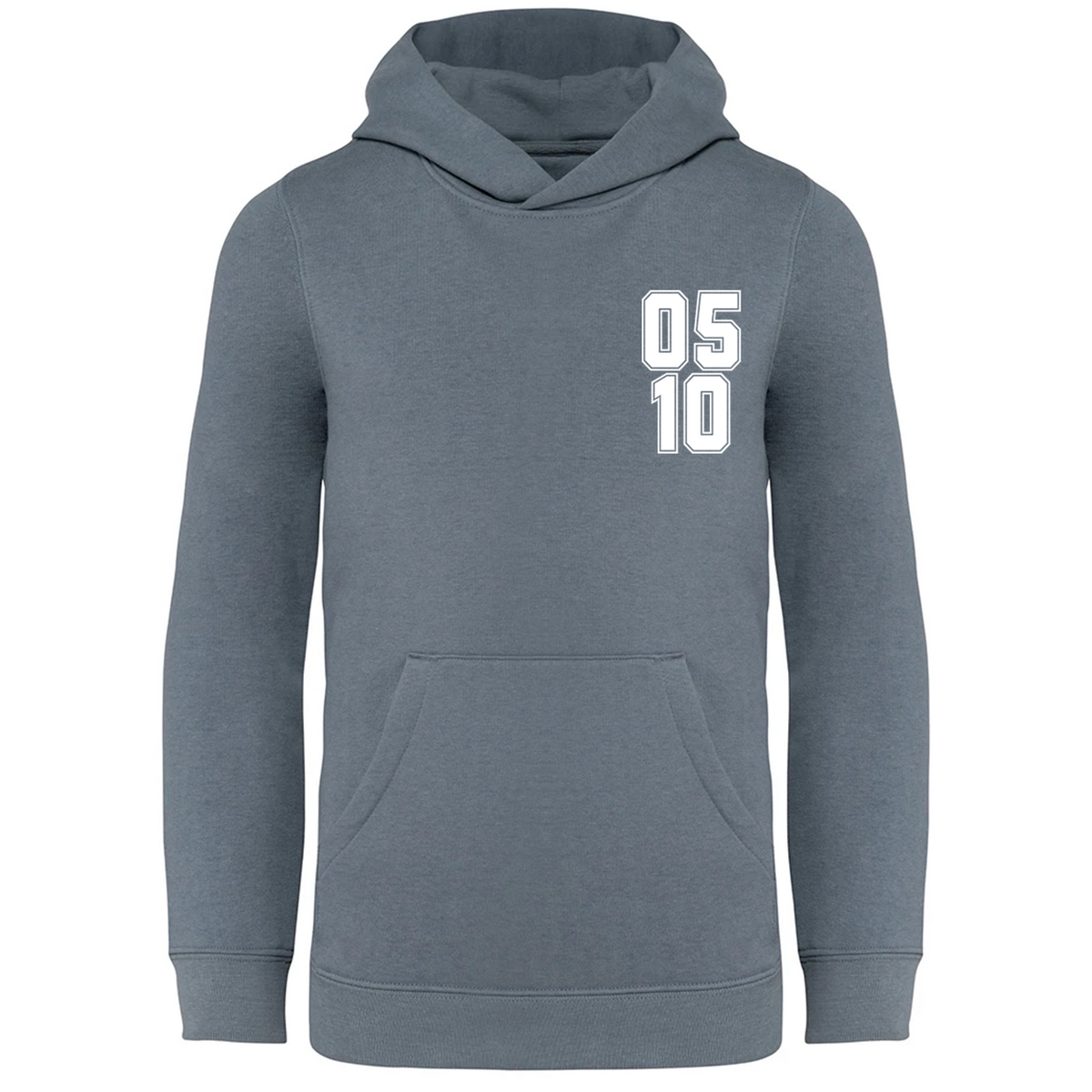 Personalised Varsity Birth Date Number Hoodie Navy