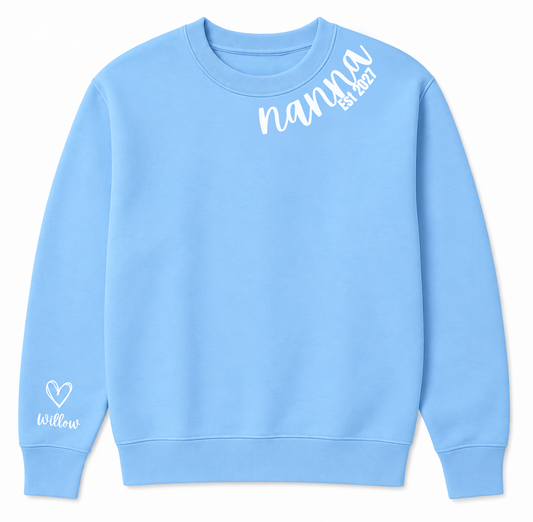 Personalised Nanna EST Sweatshirt