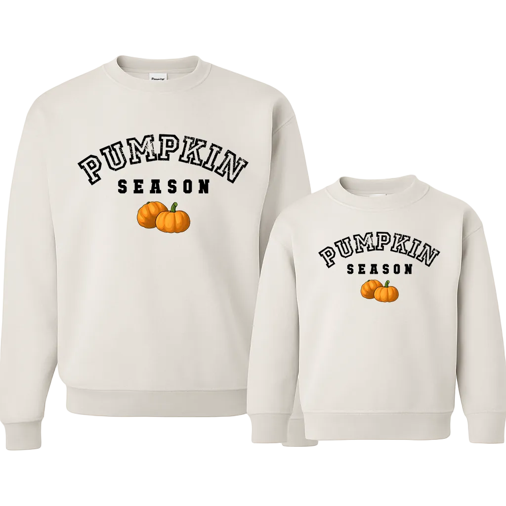 Matching Family Pumpkin Season Sweatshirt
