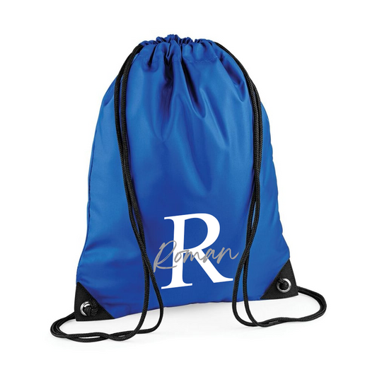 Personalised Initial & Name Gymsac