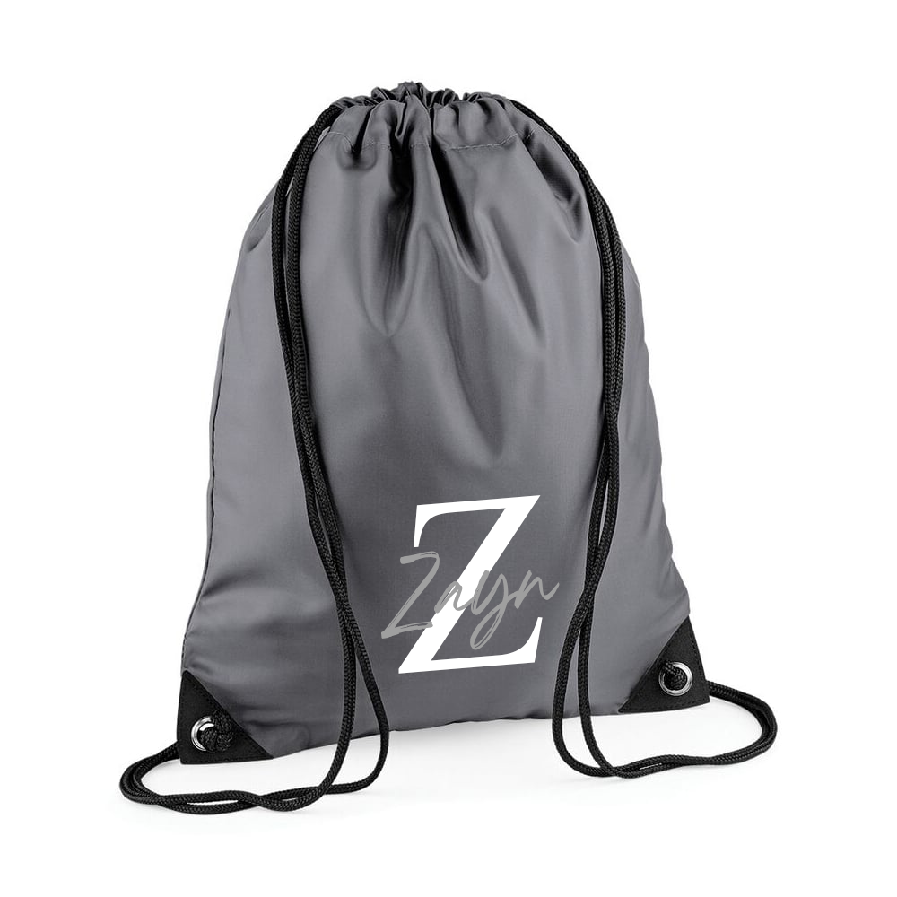 Personalised Initial & Name Gymsac