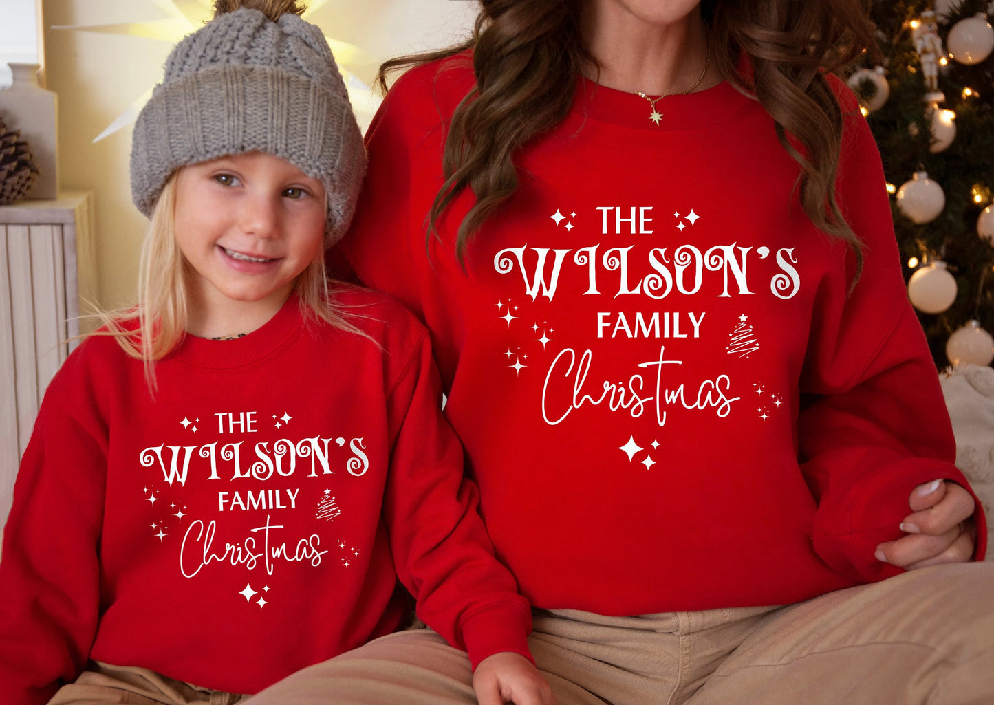 Personalised Family Christmas Jumper