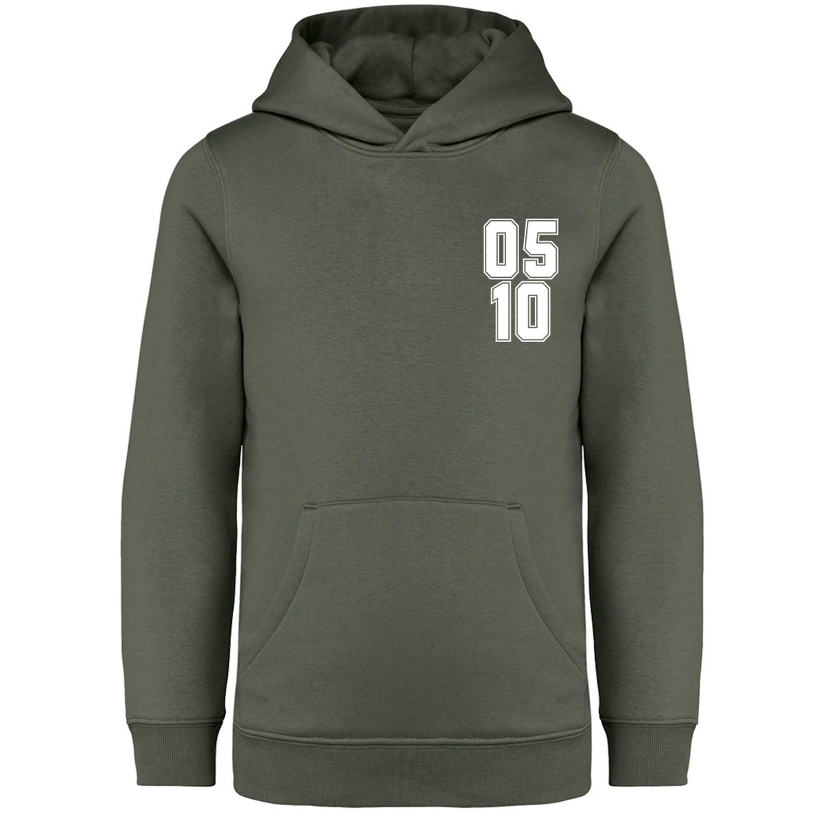 Personalised Varsity Birth Date Number Hoodie Navy