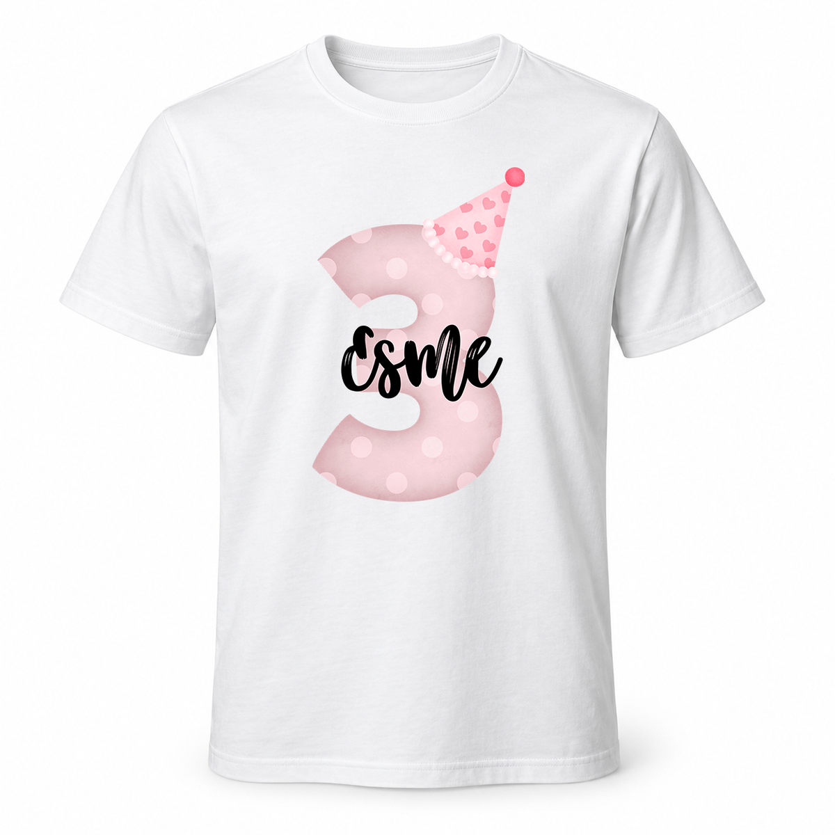 Personalised Birthday Number T-Shirt | Matching Family & Party Birthday Tees